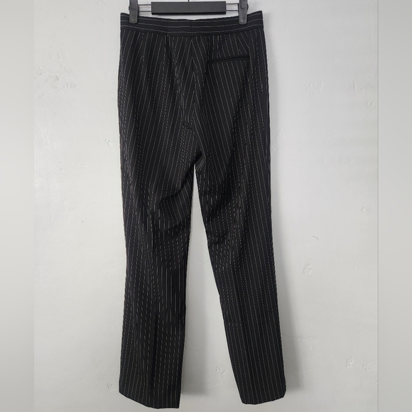 Ralph Lauren Wool Blend Straight Flared Pinstripe Dress Pants sz 2 - Picture 2 of 7